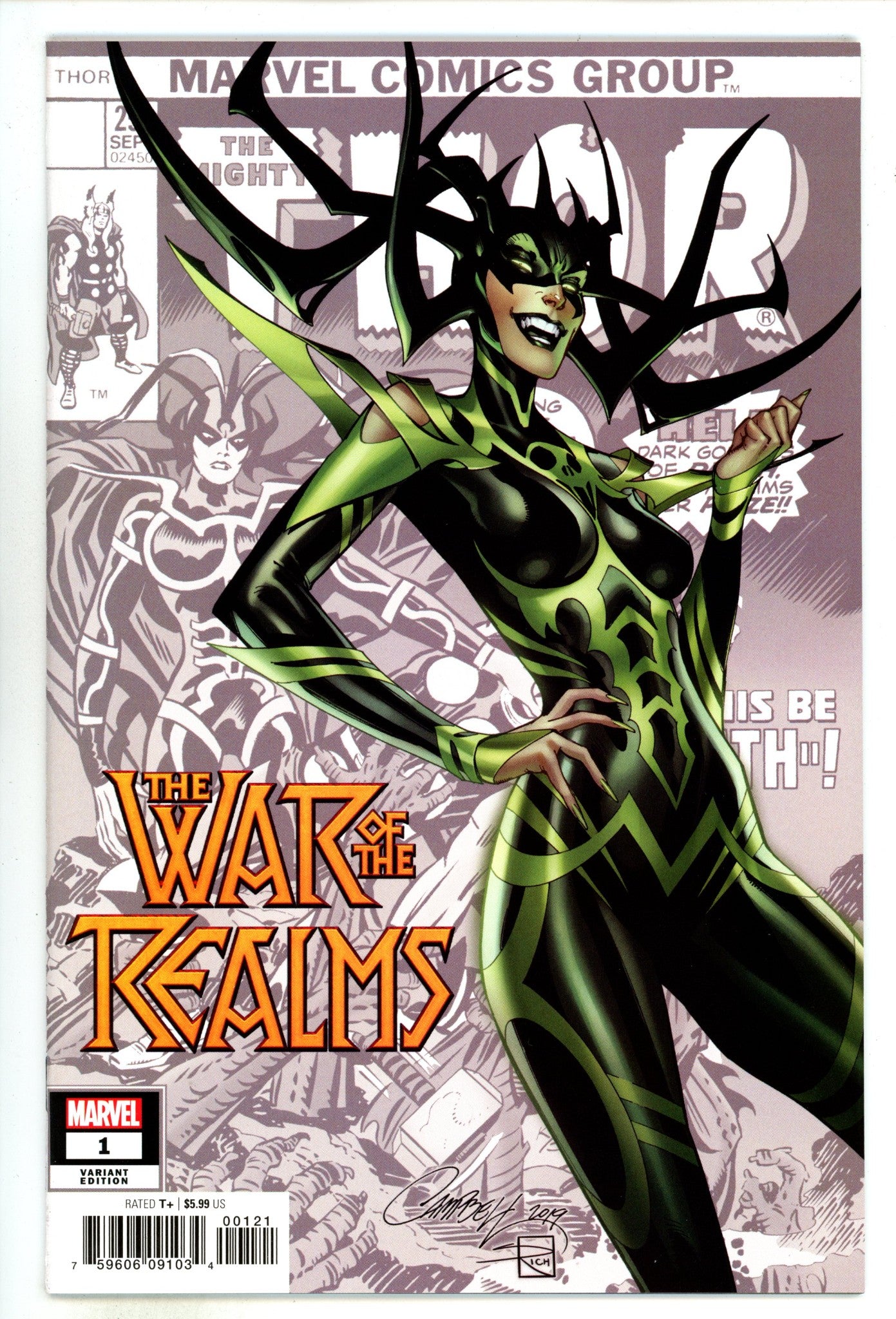 War of the Realms 1 High Grade (2019) Campbell Variant 
