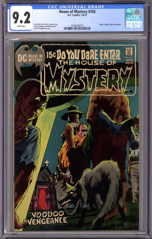 House of Mystery Vol 1 193 CGC 9.2 (NM-) (1971)