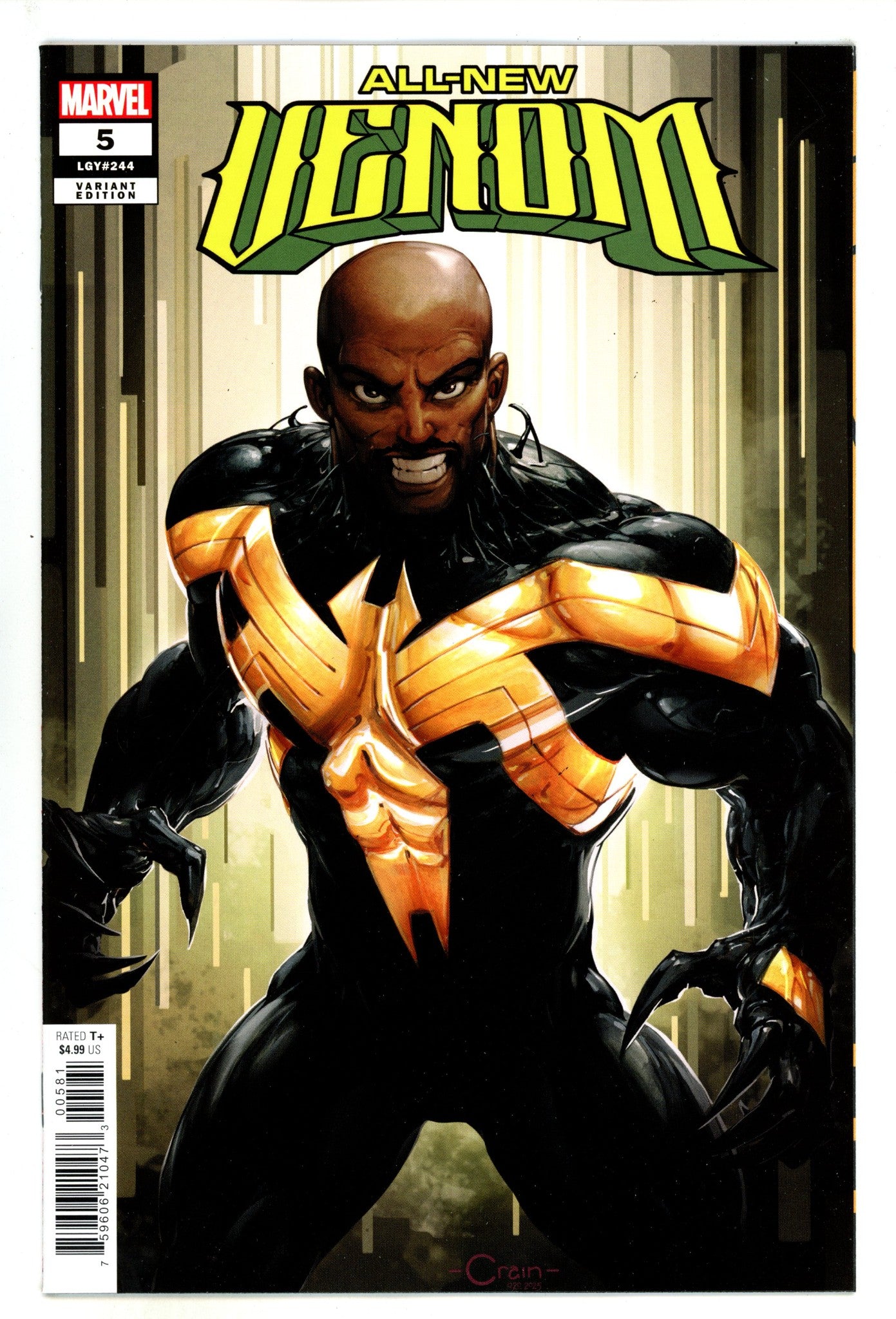 All-New Venom 5 Crain Luke Cage Variant (2025)