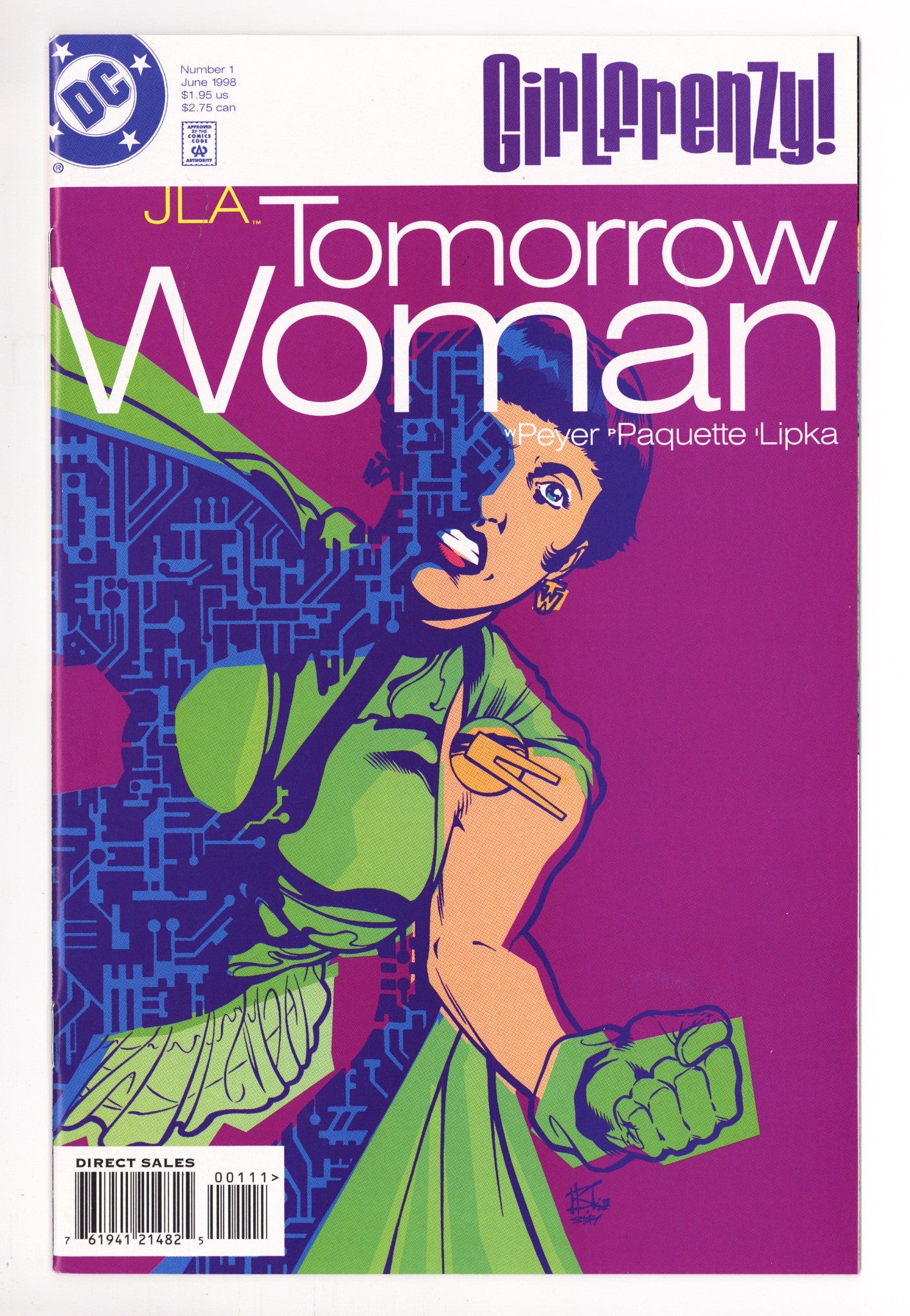 JLA: Tomorrow Woman 1 High Grade (1998) 