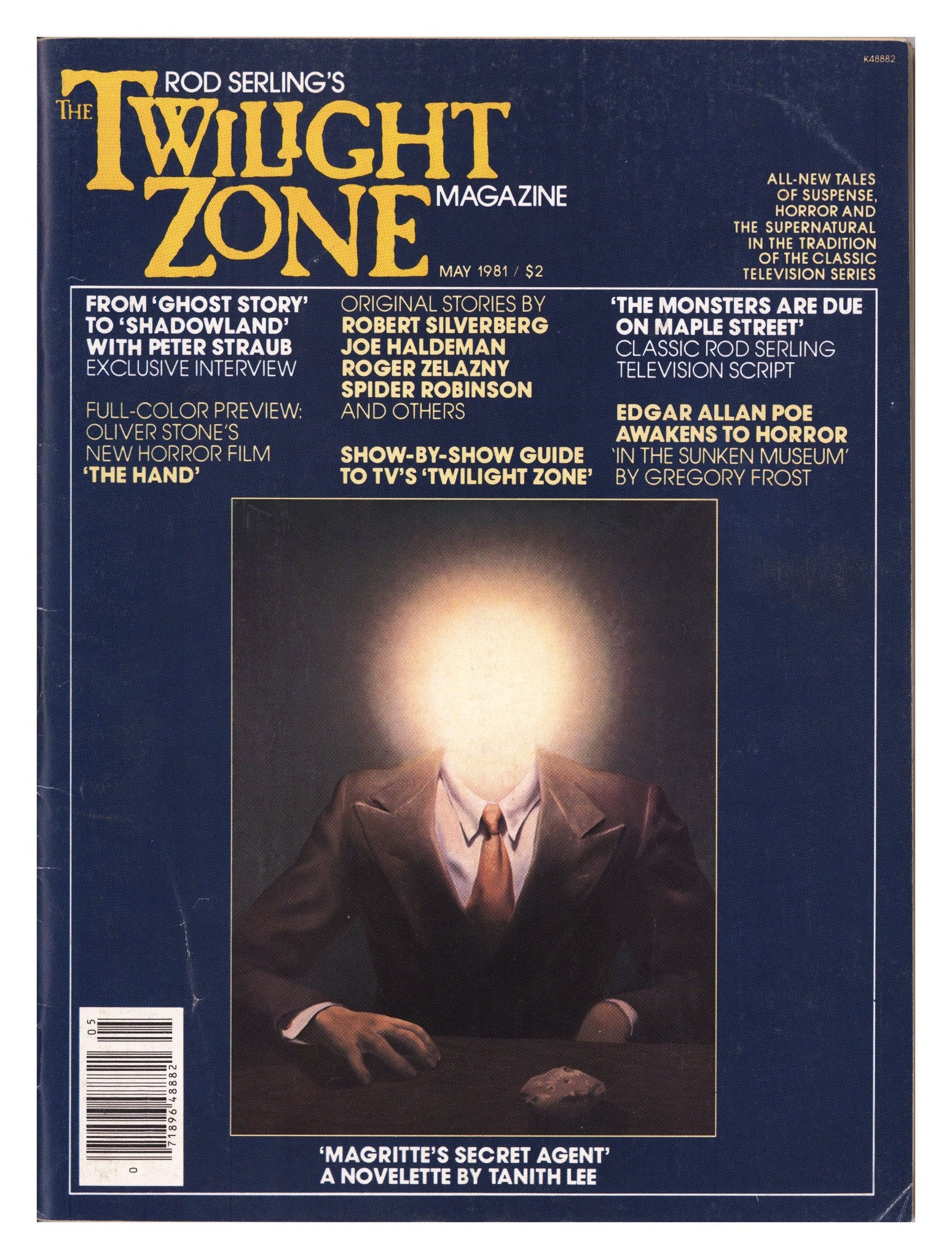 Rod Serling's Twilight Zone Magazine May Low Grade (1981) 