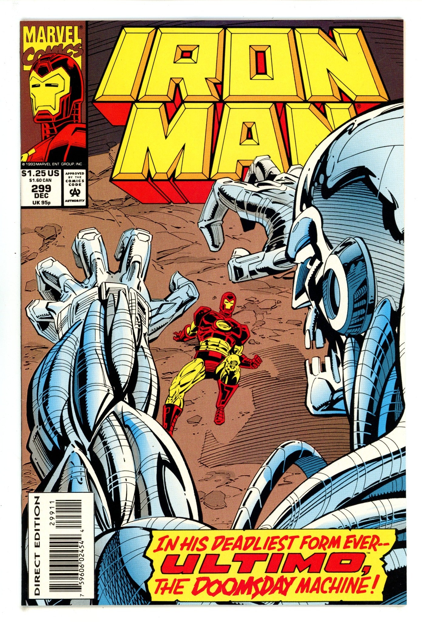 Iron Man Vol 1 299 High Grade (1993) 