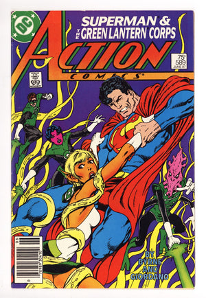 Action Comics Vol 1 589 Mid Grade (1987) Newsstand
