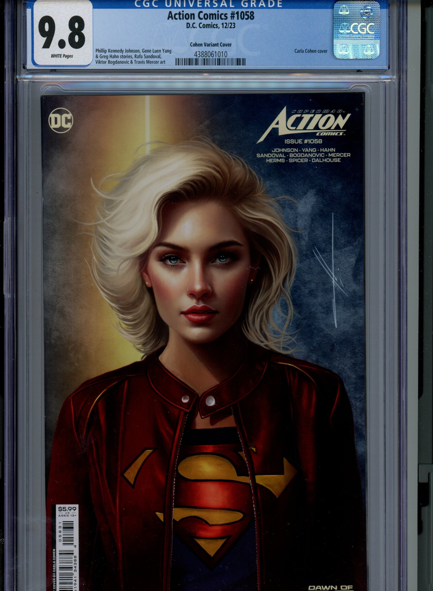 Action Comics Vol 3 1058 CGC 9.8 (NM/M) (2023) Cohen Variant 