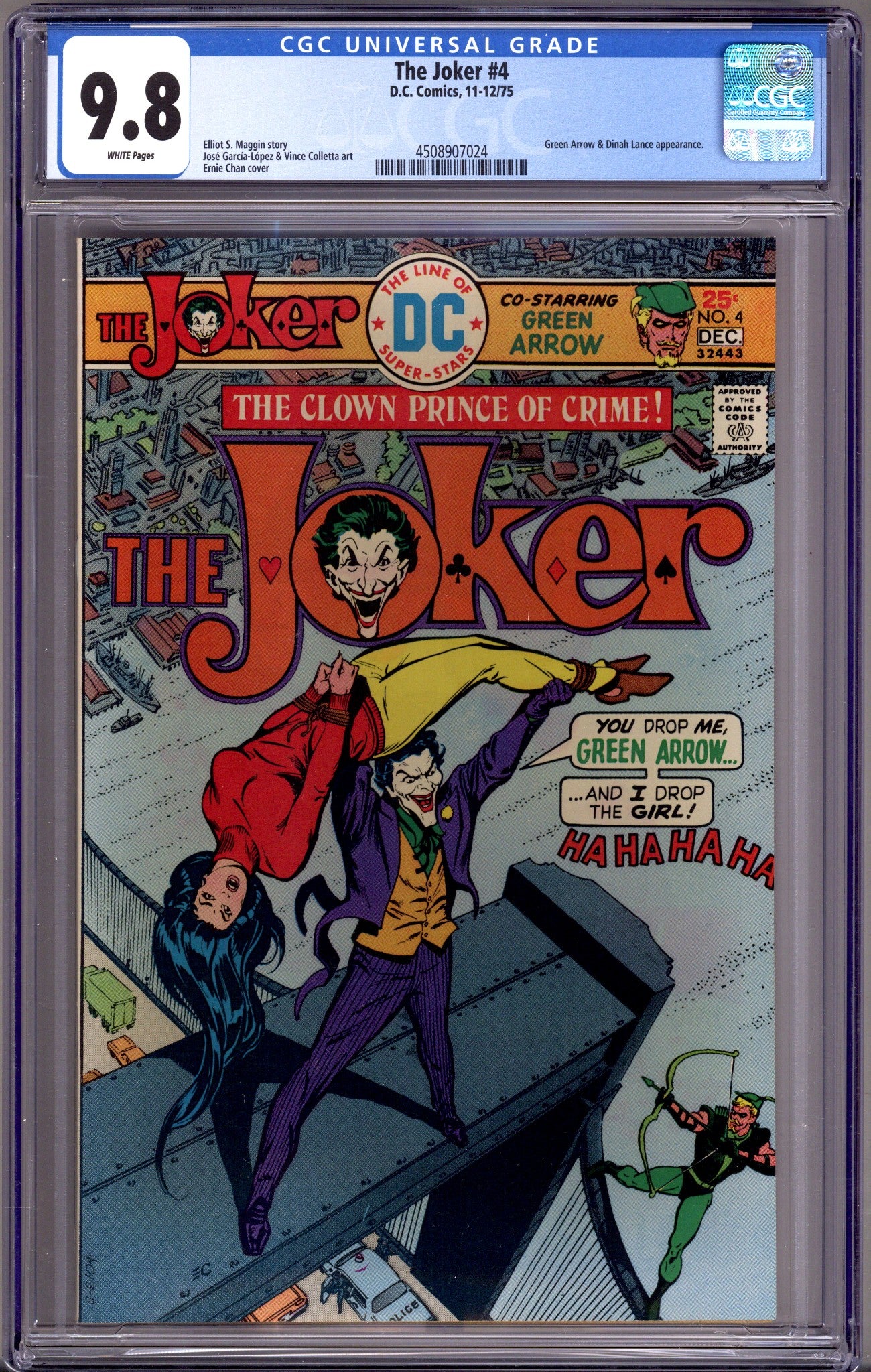 The Joker Vol 1 4 CGC 9.8 (NM/M) (1975) 
