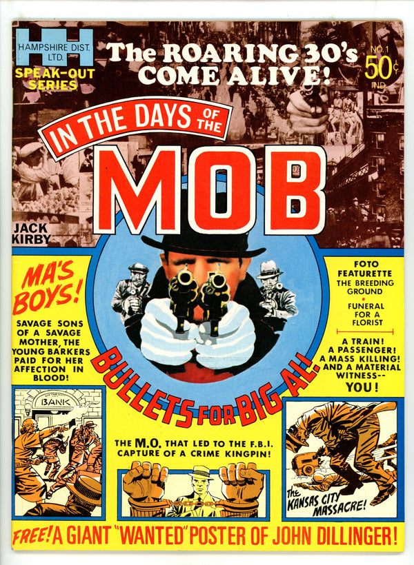 In the Days of the Mob 1 VF+ (8.5) With Poster (1971)
