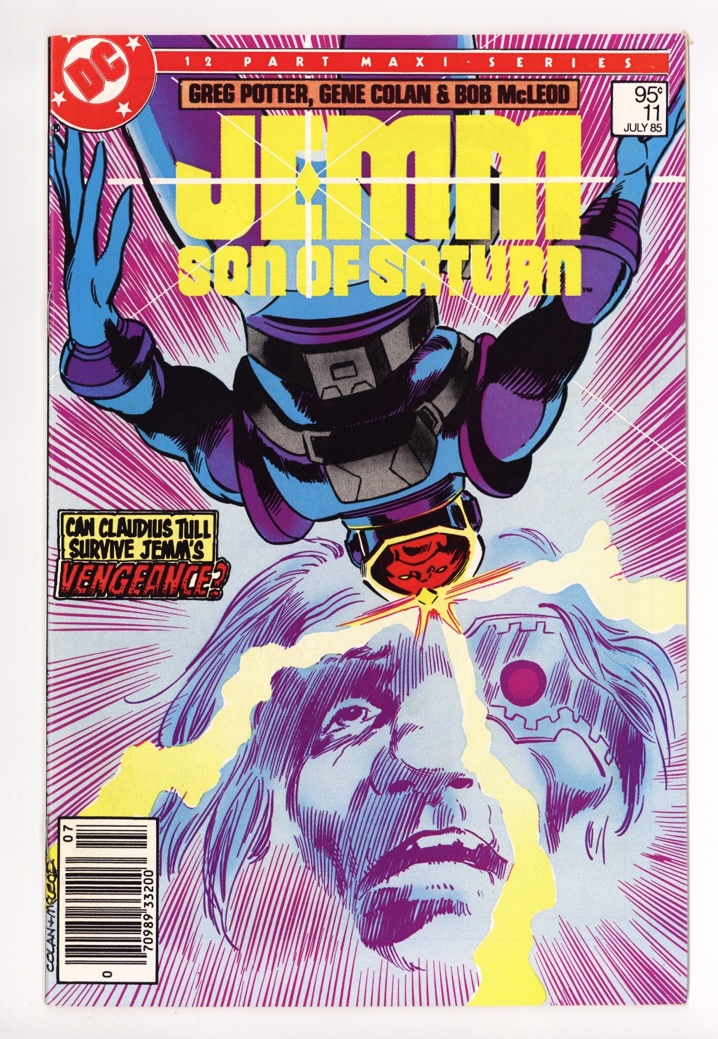 Jemm, Son of Saturn 11 Mid Grade (1985) Canadian Price Variant 