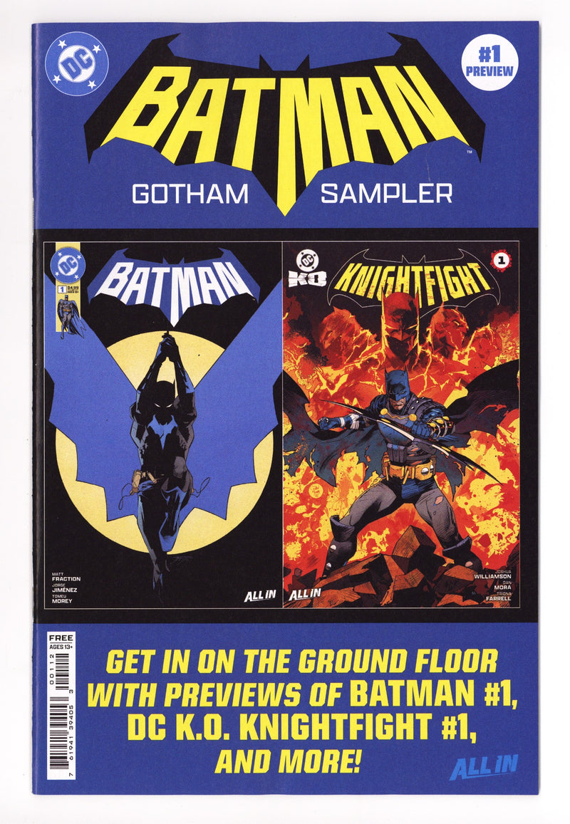 Batman Day 2025 - Batman Gotham Sampler 1 2Nd Print (2025)