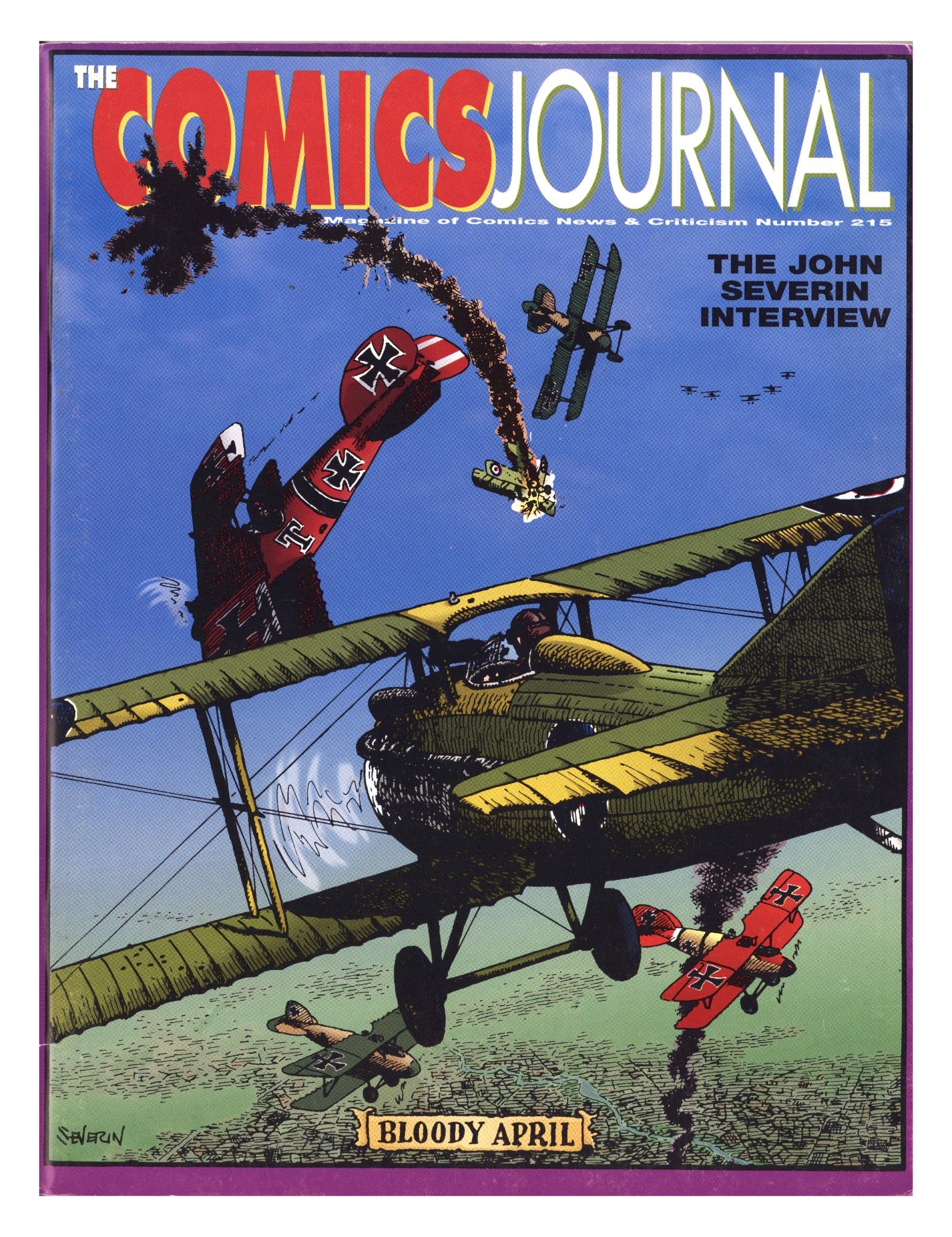 The Comics Journal 215 Mid Grade (1999) 