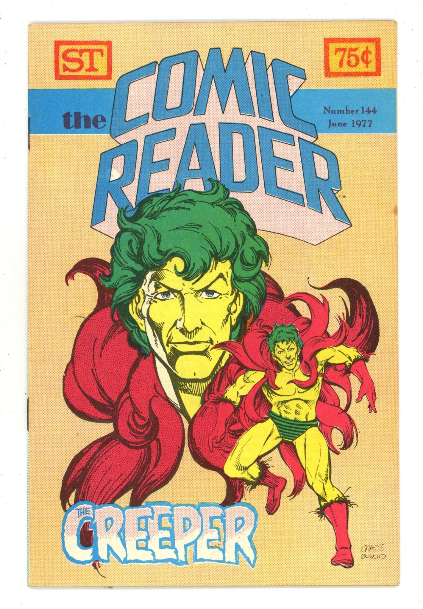 Comic Reader 144 FN+ (6.5) (1977) 