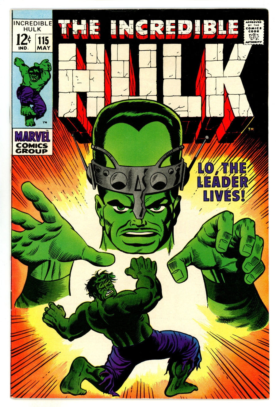 The Incredible Hulk Vol 1 115  VF- (7.5)  (1969)  