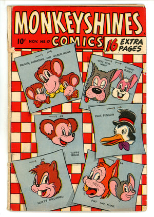 Monkeyshines Comics 17 GD/VG (3.0) (1947) 