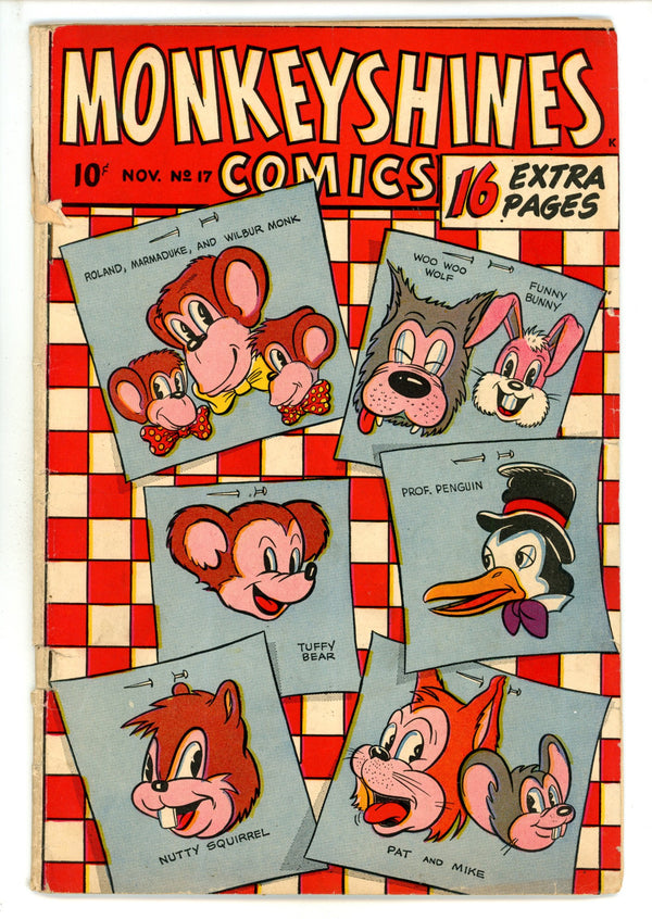 Monkeyshines Comics 17 GD/VG (3.0) (1947)