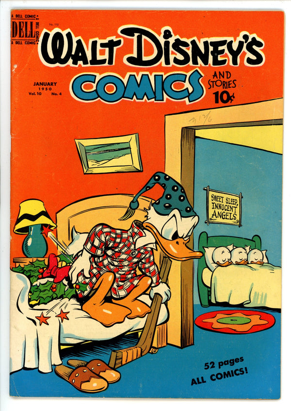 Walt Disney's Comics and Stories Vol 10 4 (112) FN (6.0) (1950)