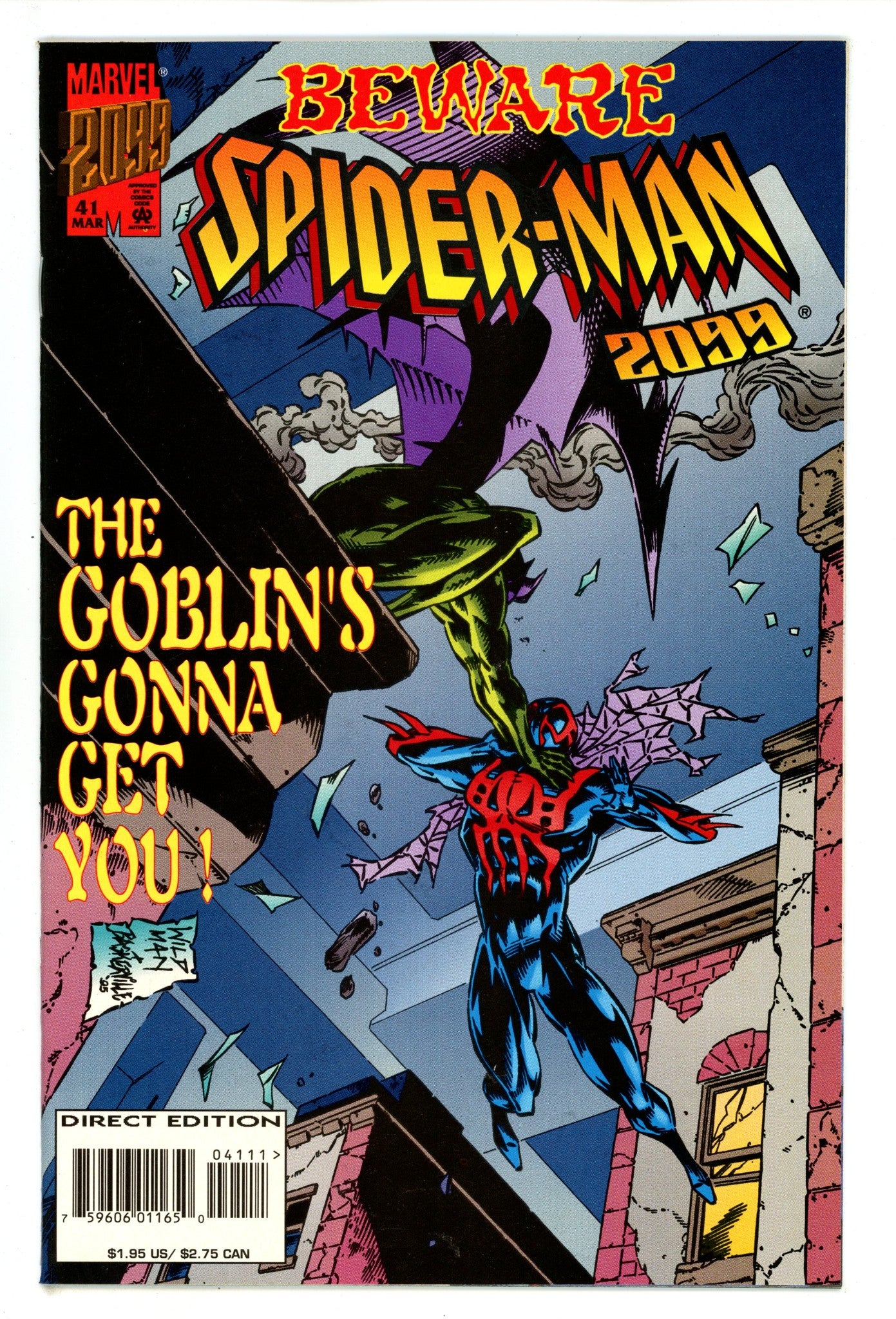Spider-Man 2099 Vol 1 41 VF/NM (9.0) (1996) 