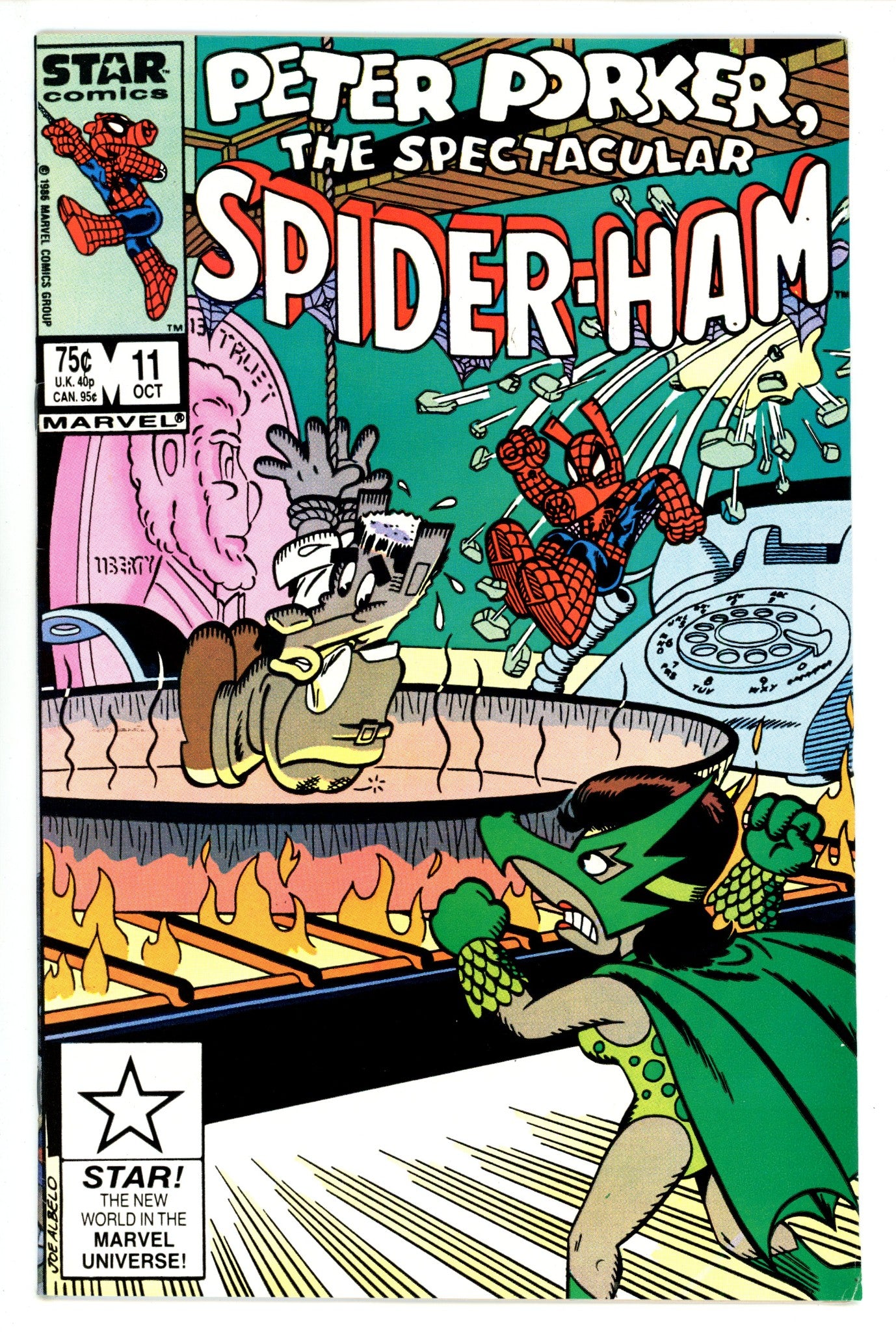 Peter Porker, the Spectacular Spider-Ham 11 VF (8.0) (1986) 
