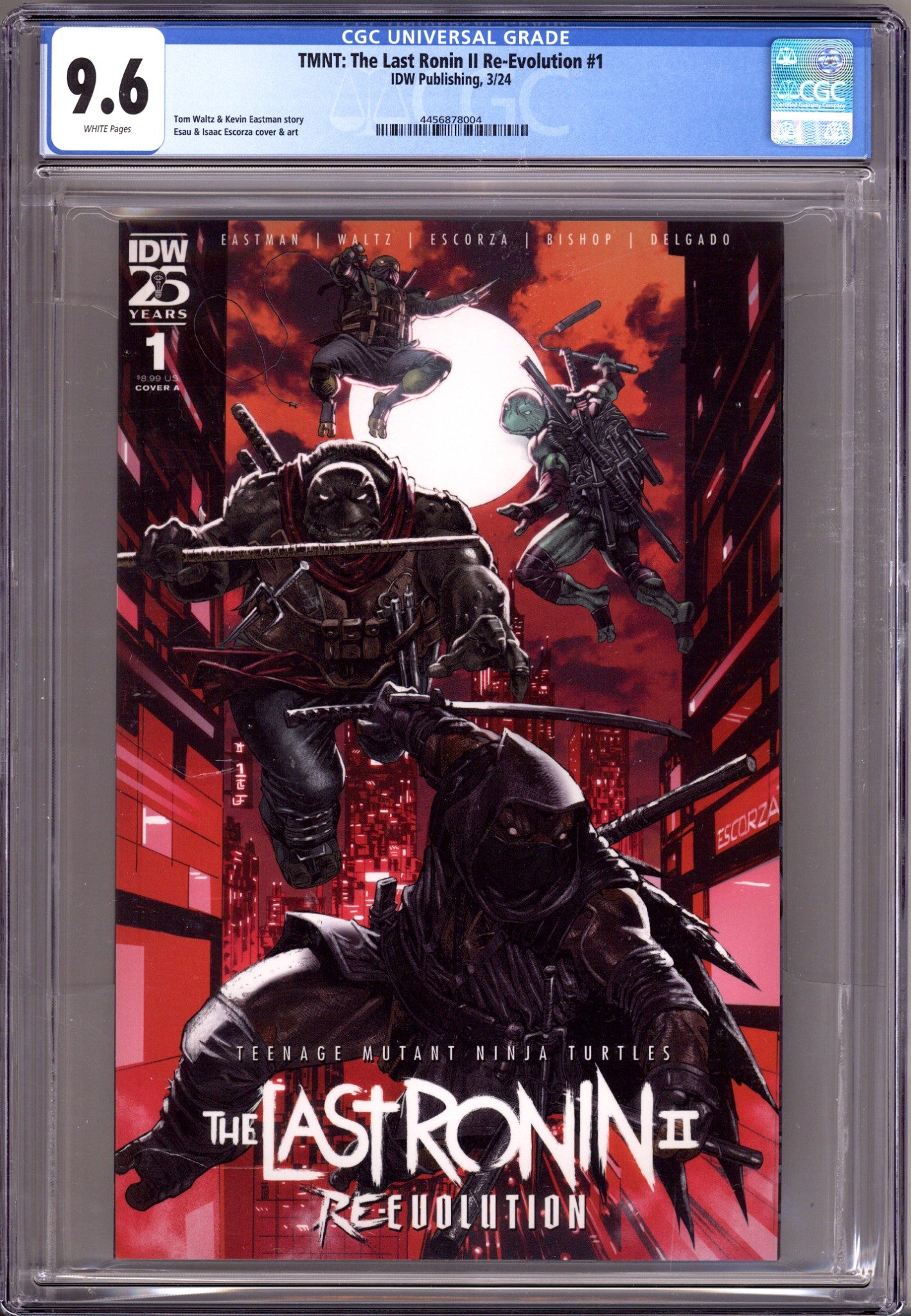 Teenage Mutant Ninja Turtles: The Last Ronin II: Re-Evolution   1 CGC 9.6 (NM+)   (2024)        