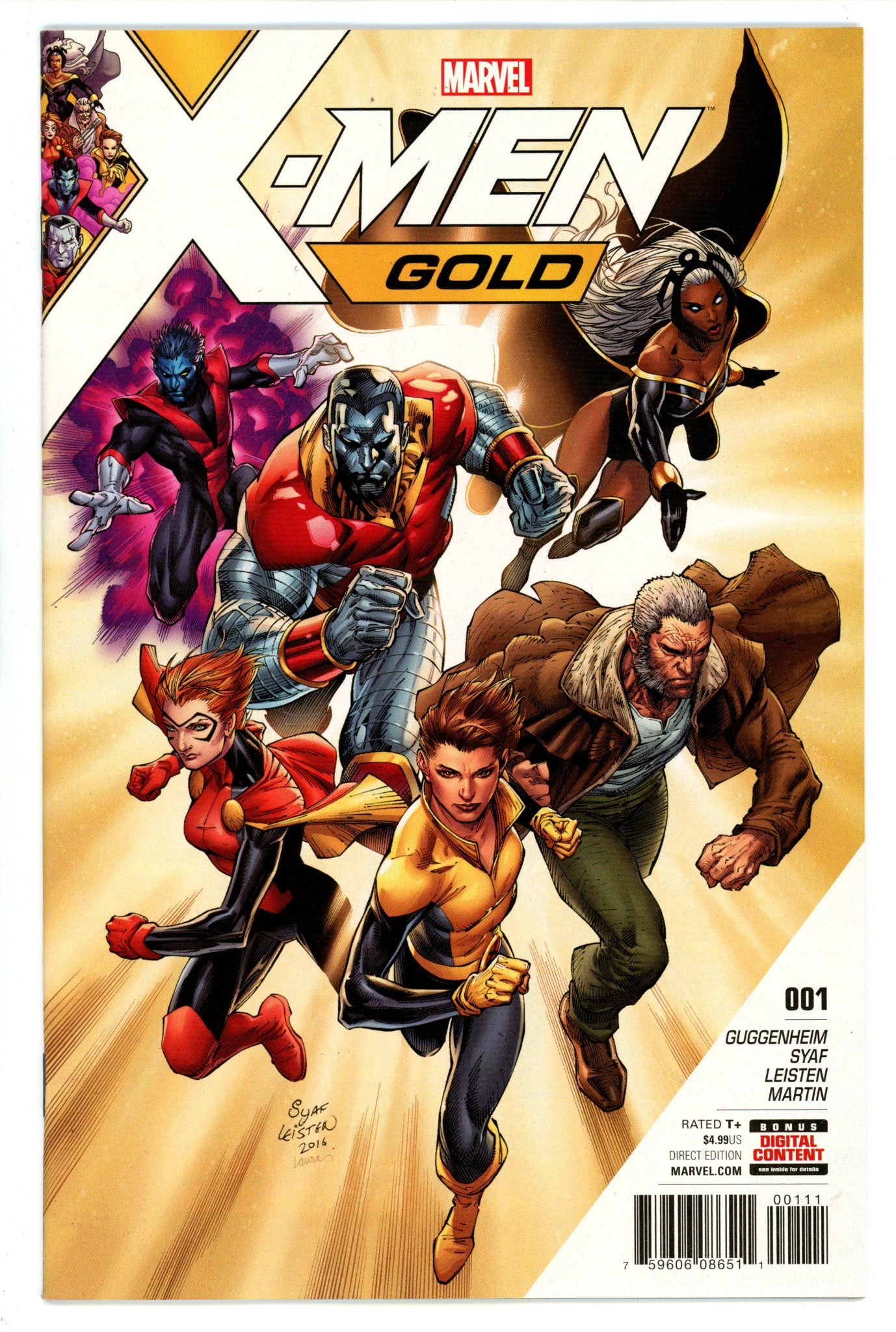 X-Men: Gold Vol 2 1 NM- (9.2) (2017) 