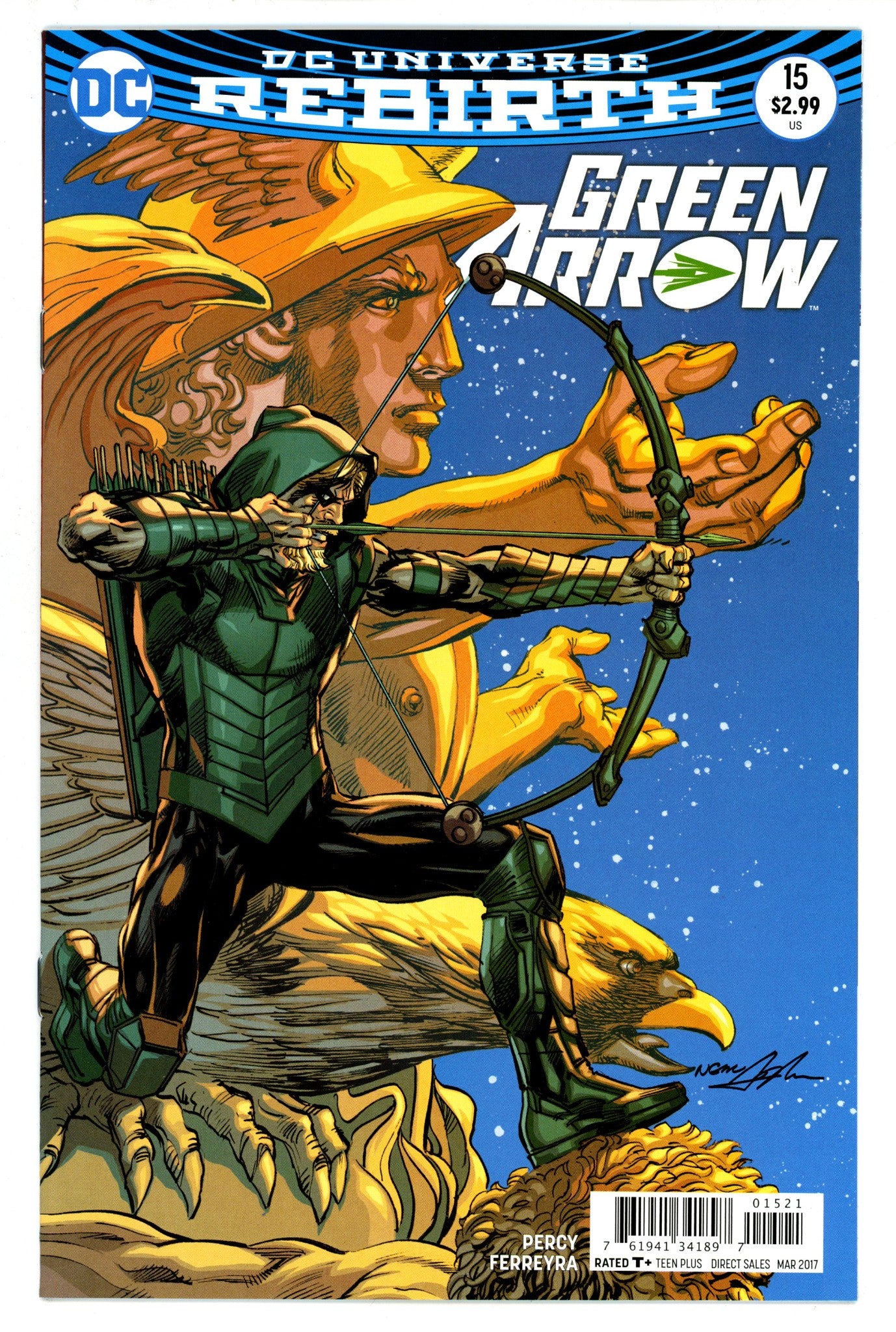 Green Arrow Vol 6 15 High Grade (2017) Adams Variant 