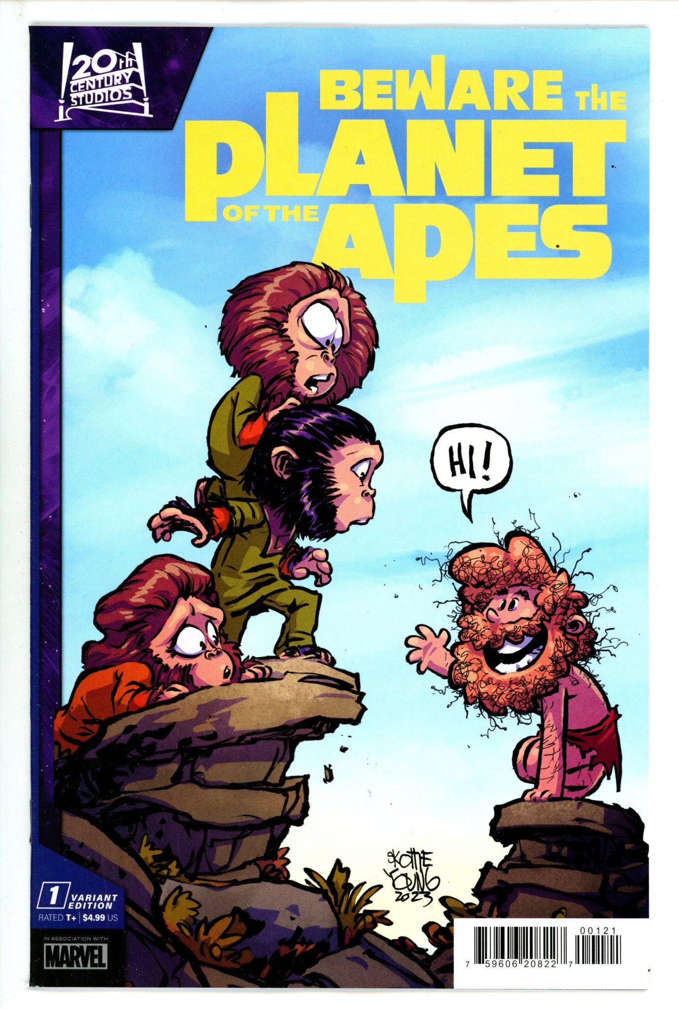 Beware The Planet Of The Apes 1 Young Variant (2024)