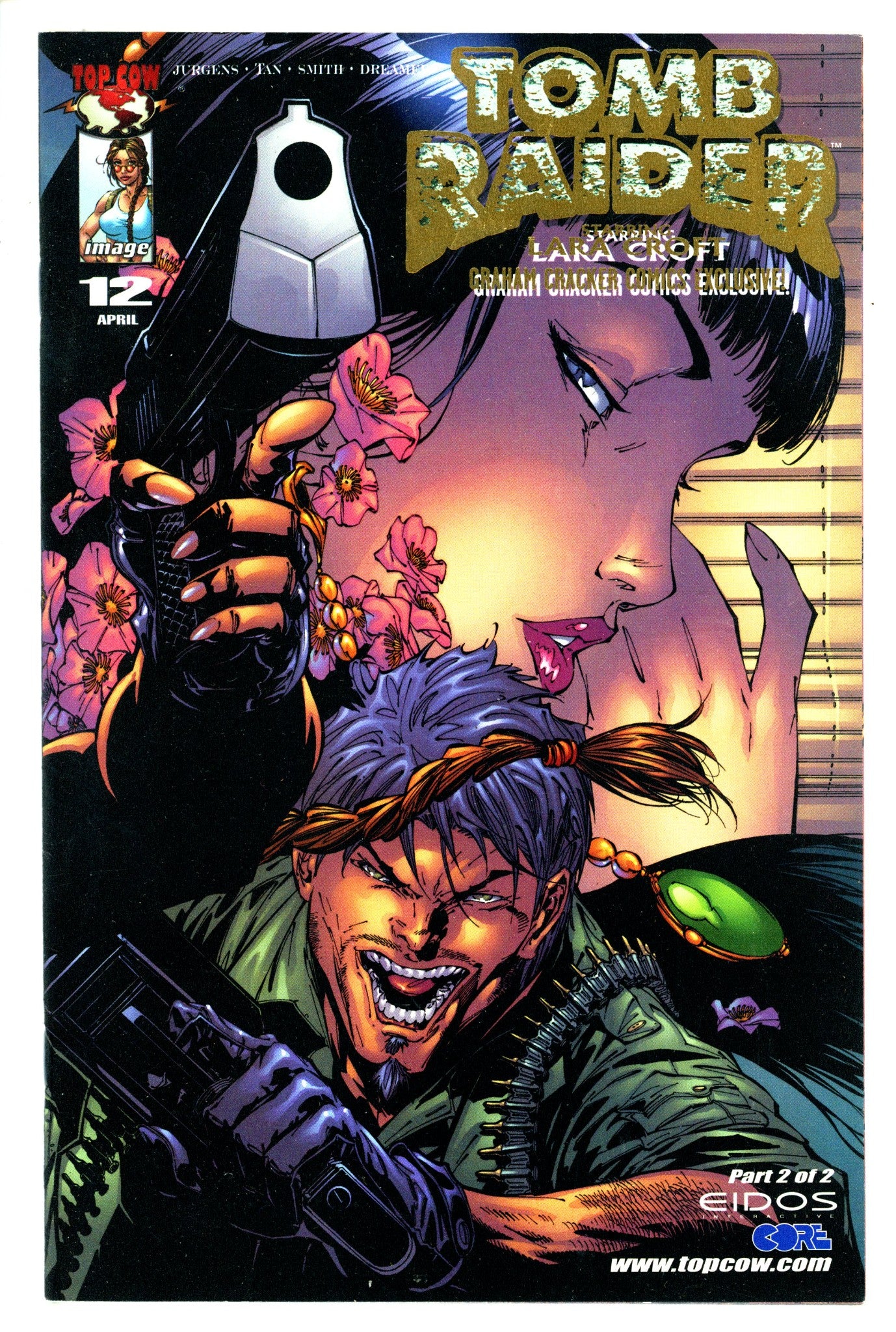 Tomb Raider: The Series Vol 1 12 Gold Foil Graham Cracker Exclusive Variant VF (2001)