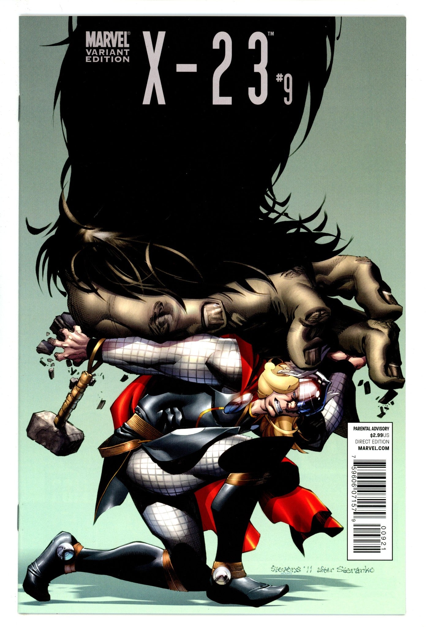 X-23 Vol 3 9 NM- (9.2) (2011) Stevens Variant 