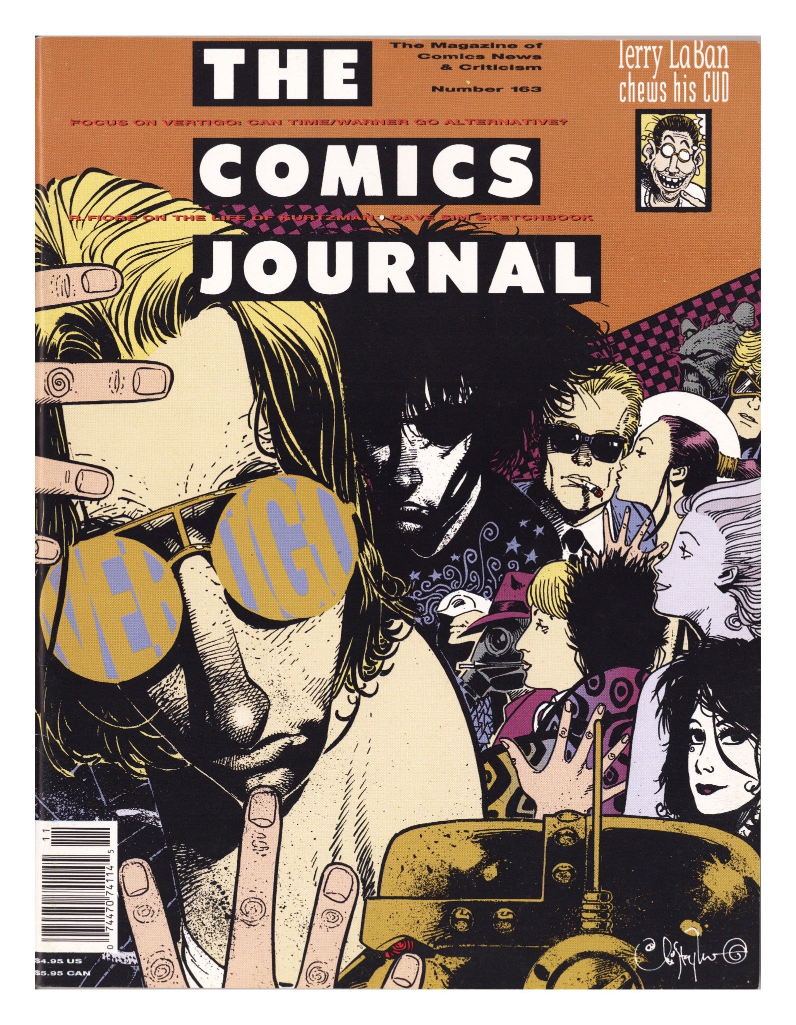 The Comics Journal 162 Mid Grade (1993) 