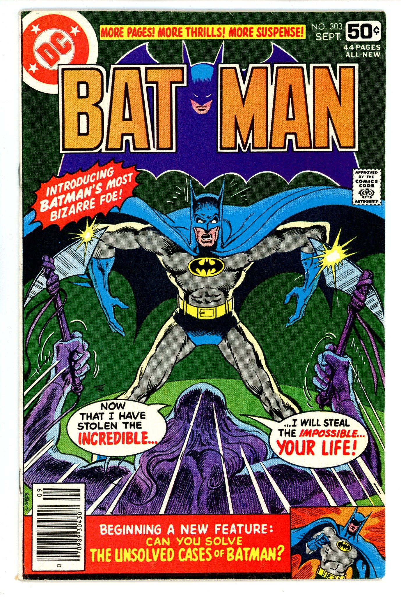 Batman Vol 1 303 VF- (7.5) (1978) 