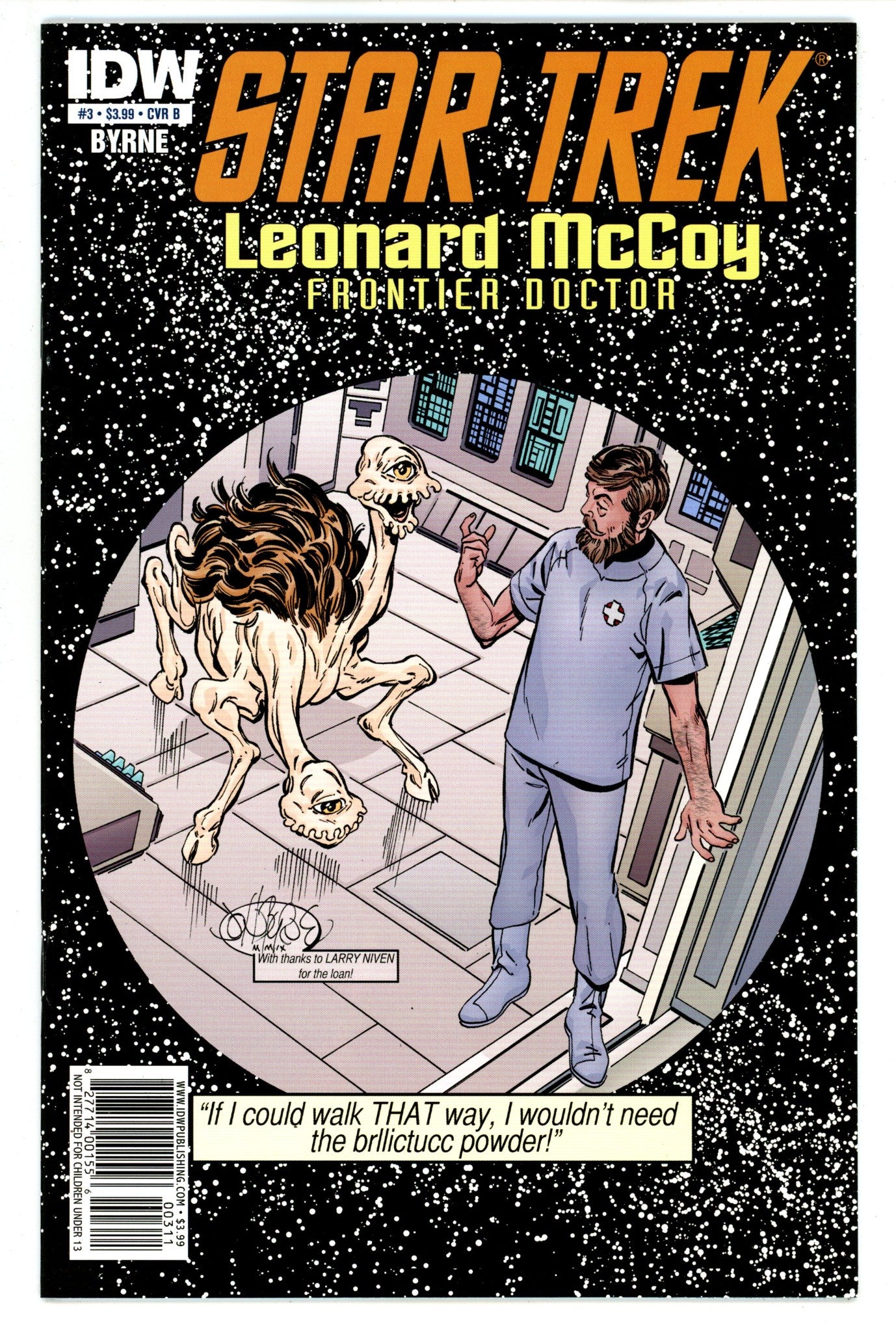 Star Trek: Leonard McCoy, Frontier Doctor 3 High Grade (2010) Byrne Variant 
