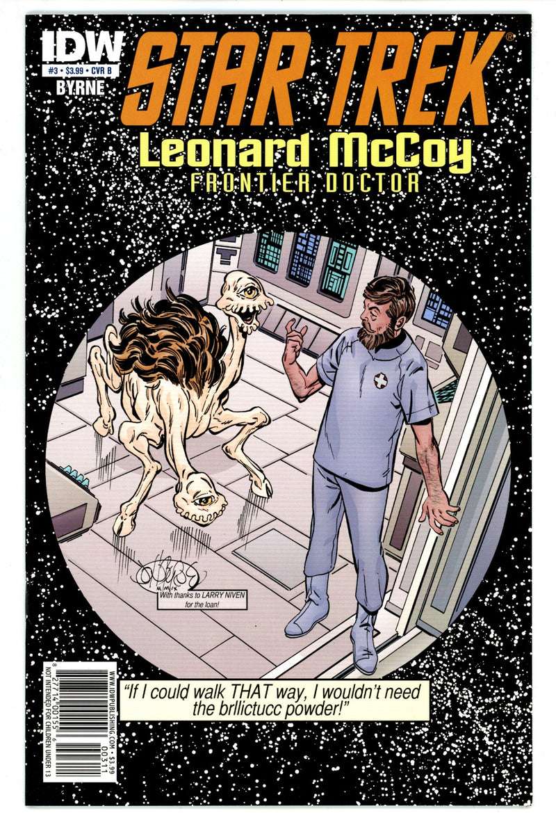 Star Trek: Leonard McCoy, Frontier Doctor 3 High Grade (2010) Byrne Variant 