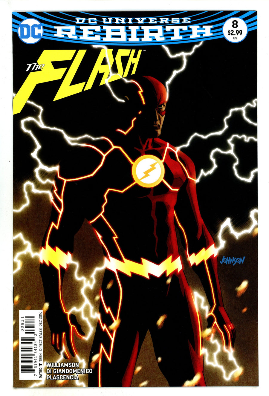 The Flash Vol 5 8 High Grade (2016) Johnson Variant 