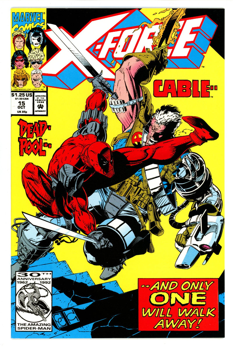 X-Force Vol 1 15 VF/NM (9.0) (1992) 