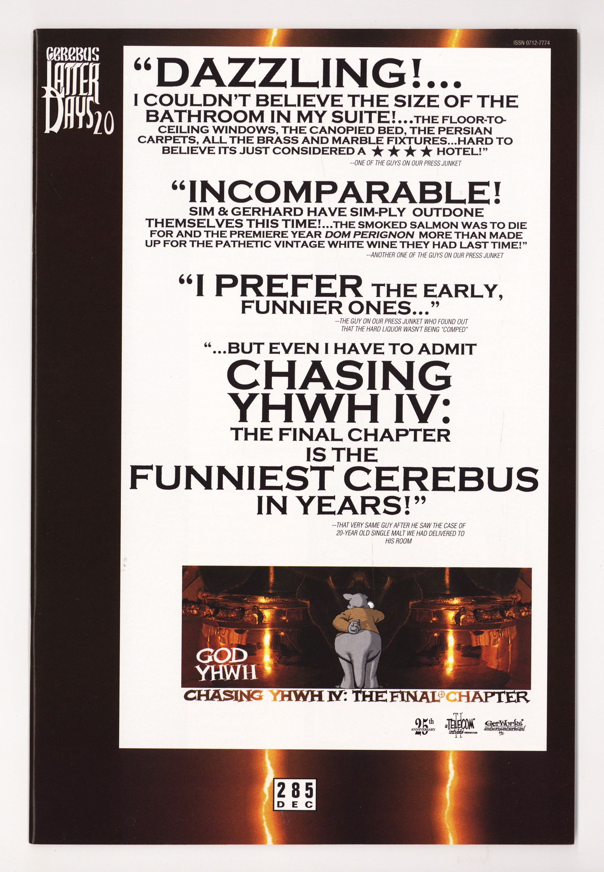 Cerebus 285 High Grade (2002) 