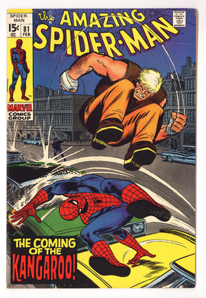 The Amazing Spider-Man Vol 1 81  FN+ (6.5)   (1970)