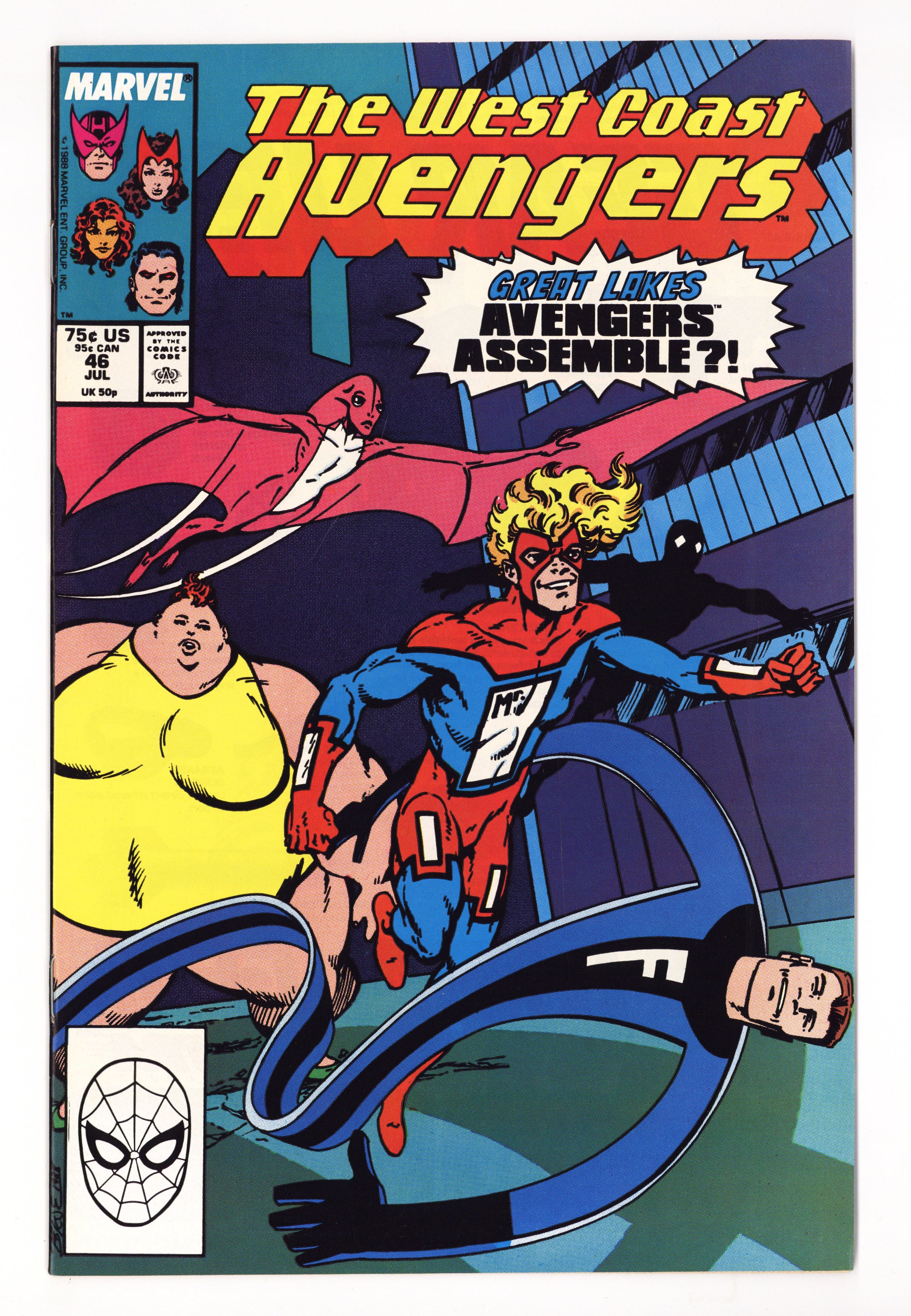 West Coast Avengers Vol 2 46 NM- (9.2) (1989) 