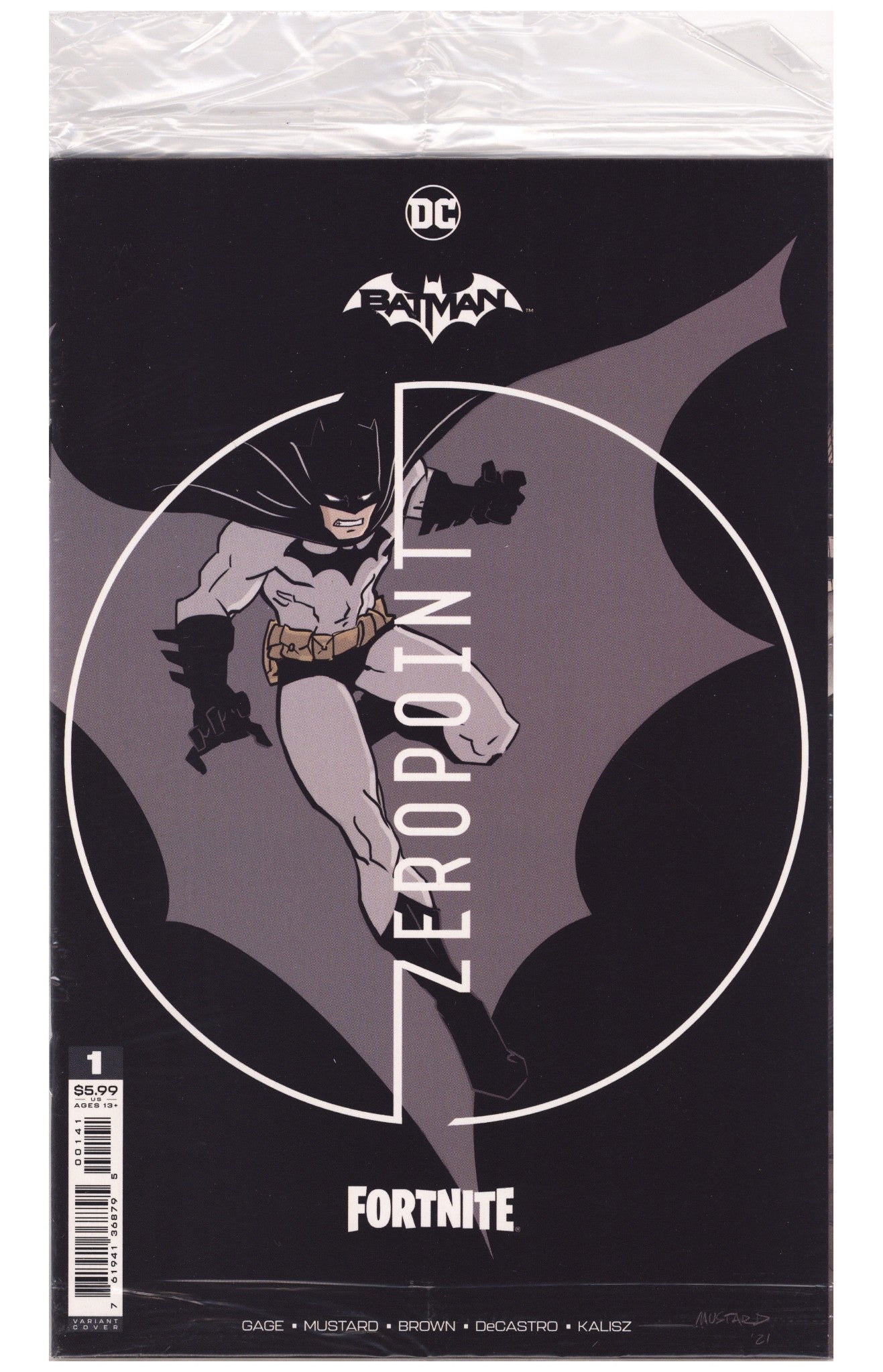 Batman / Fortnite: Zero Point 1 High Grade (2021) Mustard Sealed 