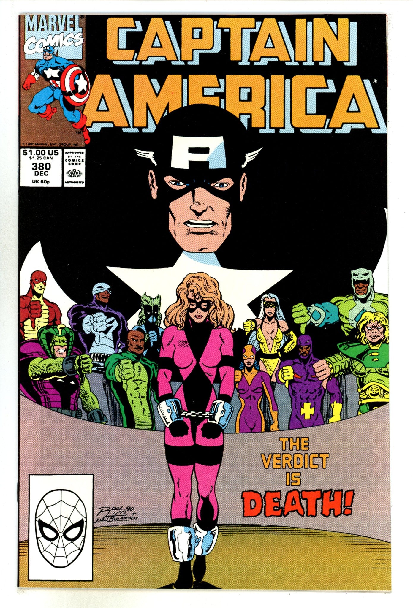 Captain America Vol 1 380 High Grade (1990) 