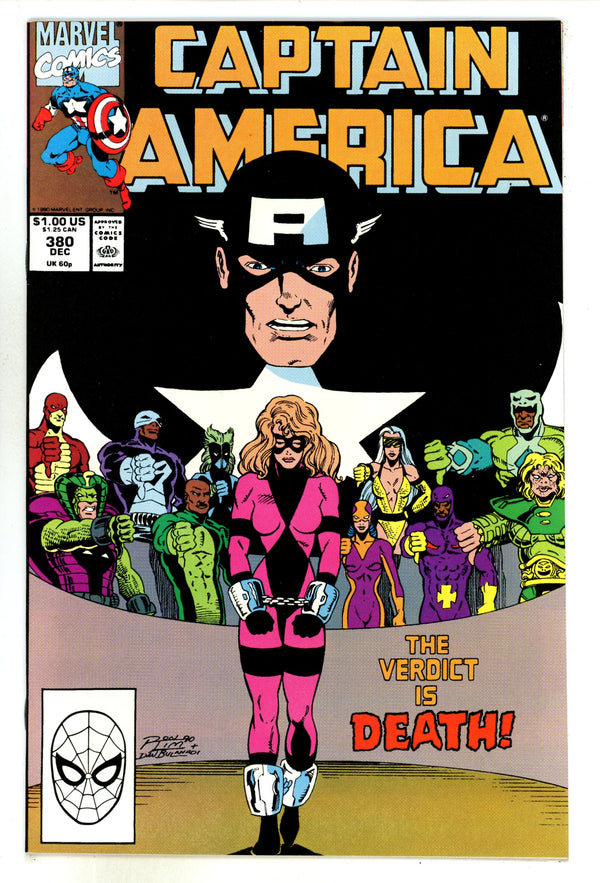 Captain America Vol 1 380 High Grade (1990)