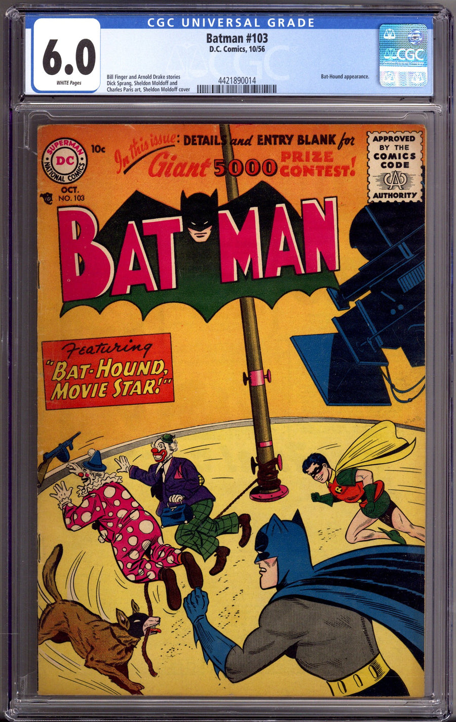 Batman Vol 1 103 CGC 6.0 (FN) (1956) 