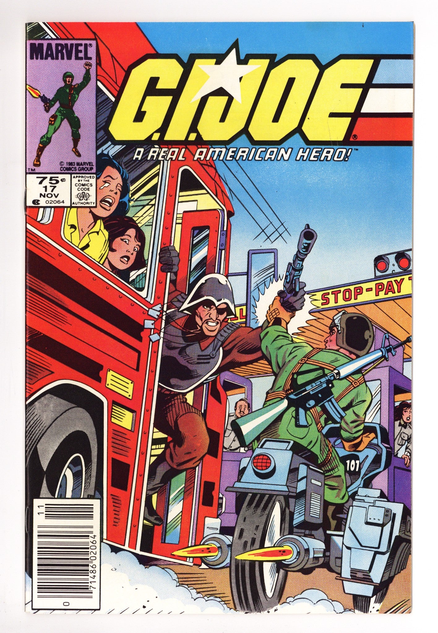 G.I. Joe, A Real American Hero 17 VF+ (8.5) (1983) Canadian Price Variant 