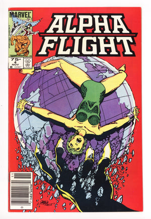 Alpha Flight Vol 1 4 VF (8.0) (1983) Canadian Price Variant 