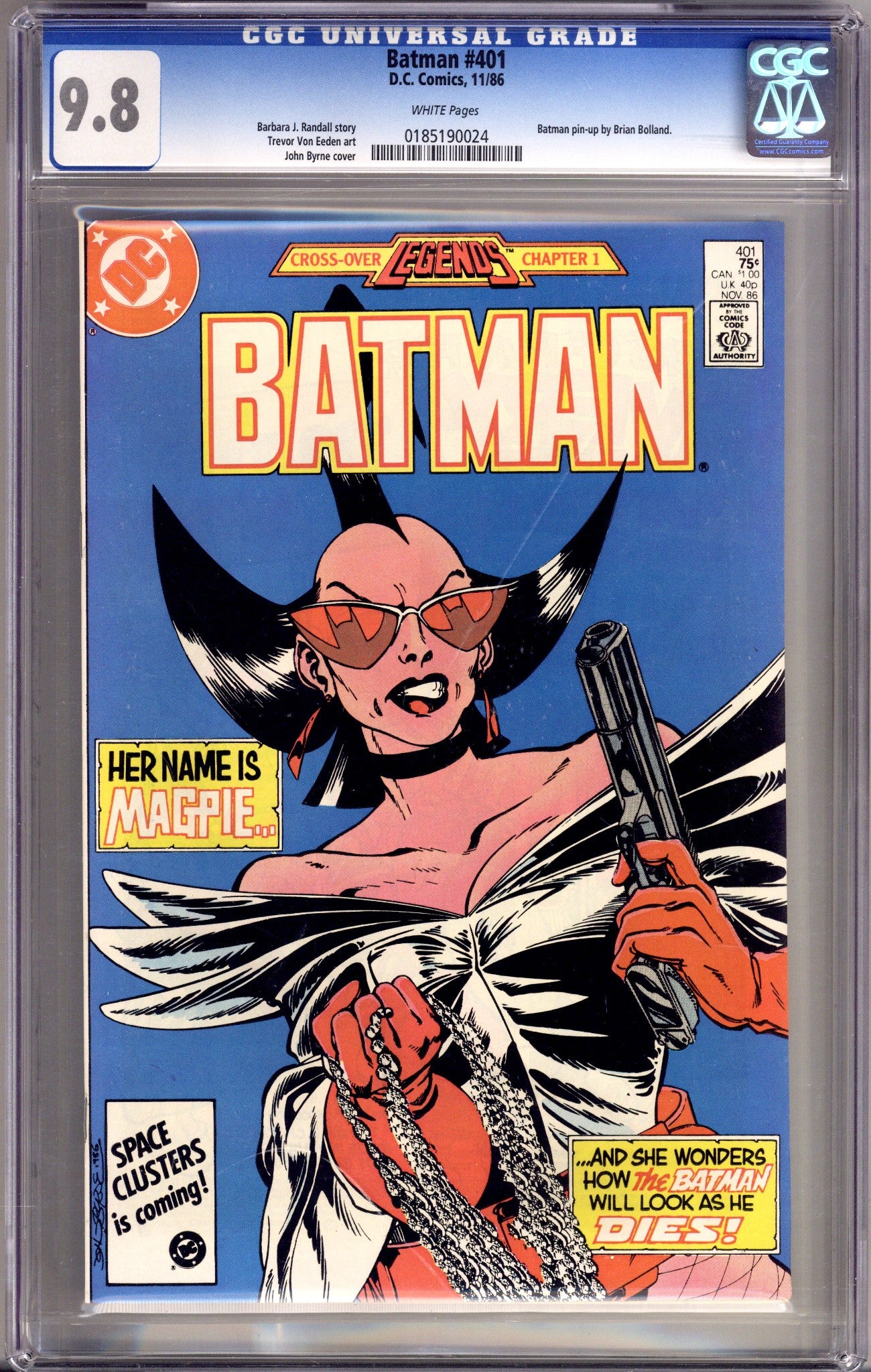 Batman Vol 1 401 CGC 9.8 (NM/M) (1986) 