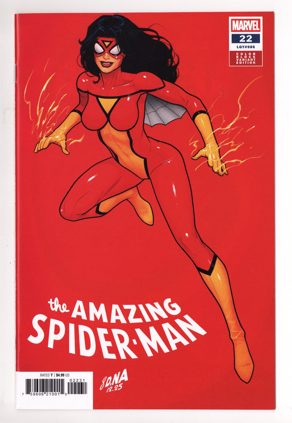 Amazing Spider-Man Vol 7 22 Nakayama Color Block Red Variant (2026)