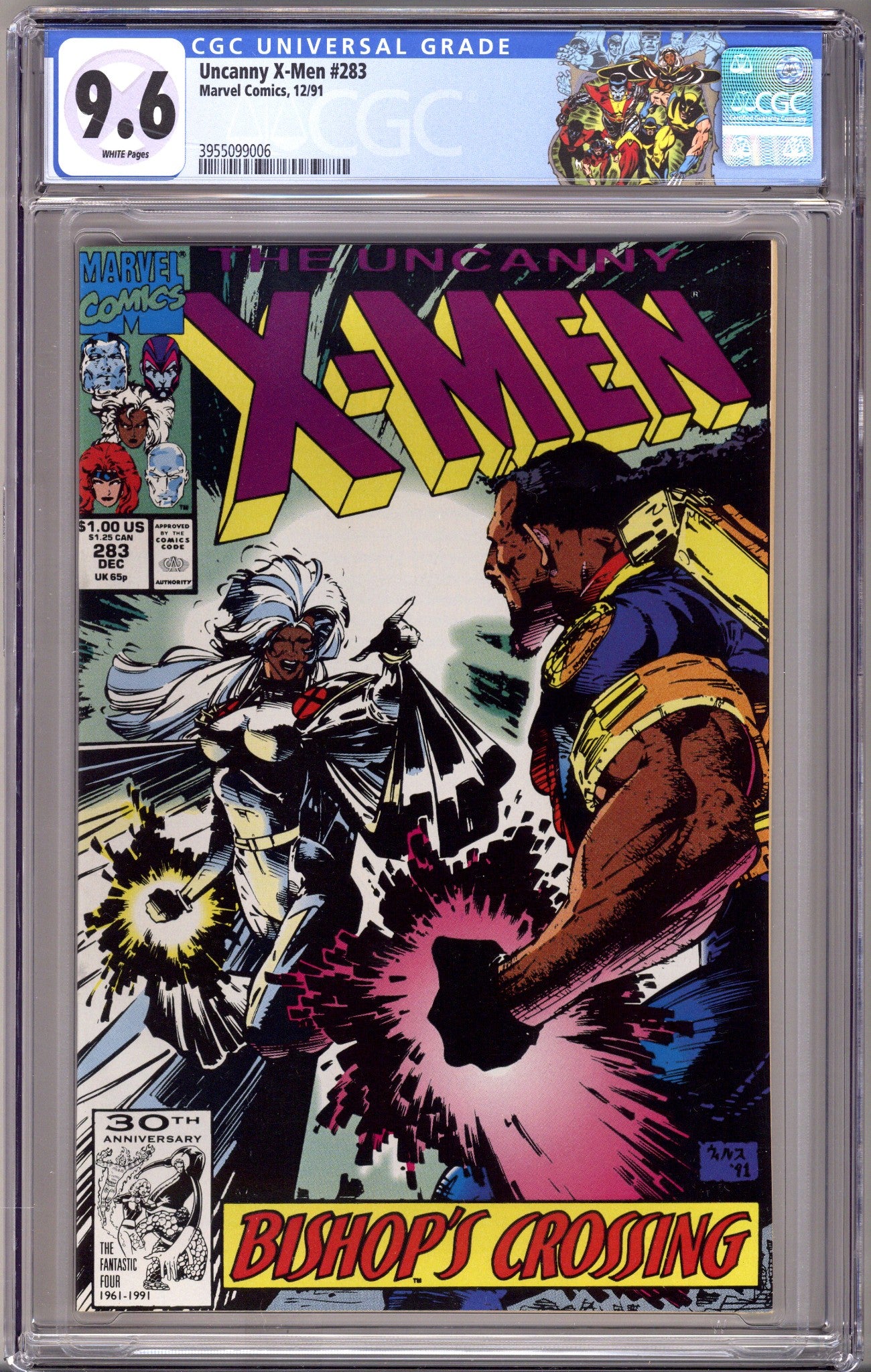 The Uncanny X-Men Vol 1 283 CGC 9.6 (NM+) (1991) 
