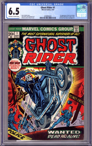 Ghost Rider Vol 1 1 CGC 6.5 (FN+)   (1973)