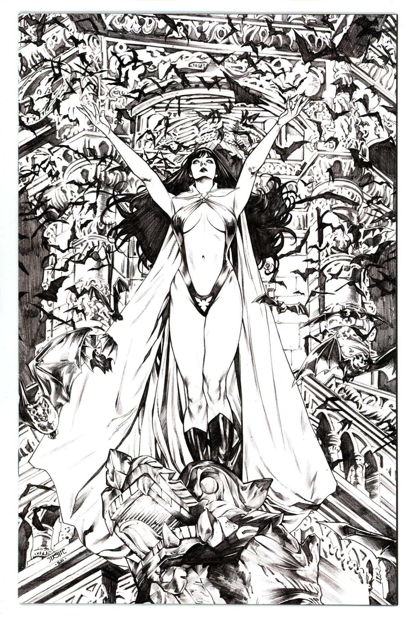 Vengeance of Vampirella Vol 2 20 High Grade (2021) Maria B&W Virgin Incentive Variant 