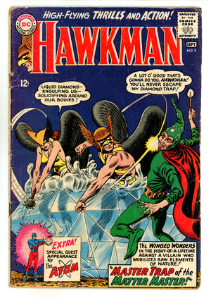 Hawkman Vol 1 9 VG- (3.5) (1965) 