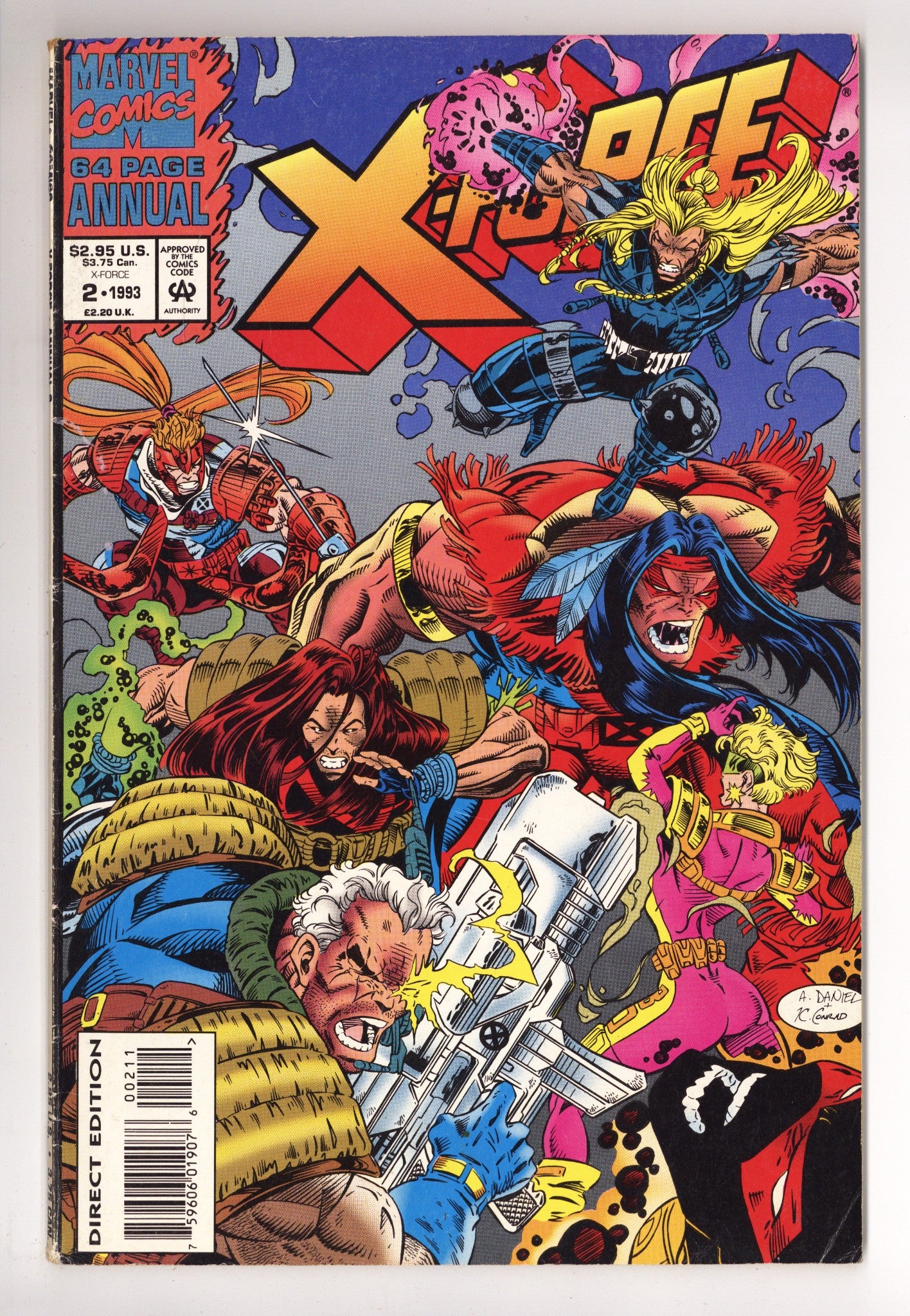 X-Force Annual Vol 1 2 Mid Grade (1993) 