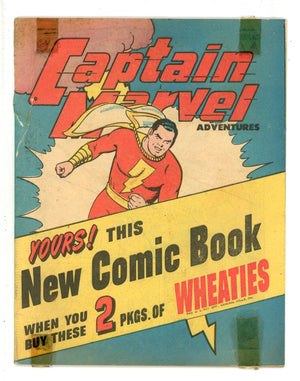 Captain Marvel Adventures Wheaties Giveaway 1 GD (2.0) (1947) 