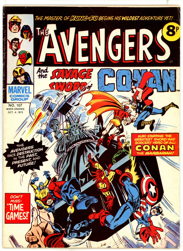 The Avengers 107 FN- (5.5) (1975)